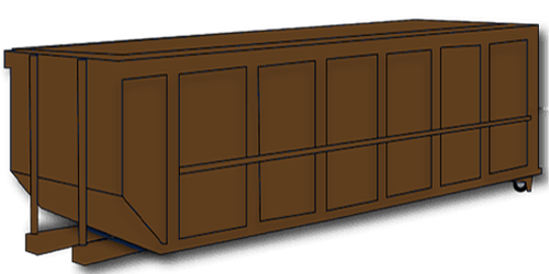 15 Yard Roll-Off Container