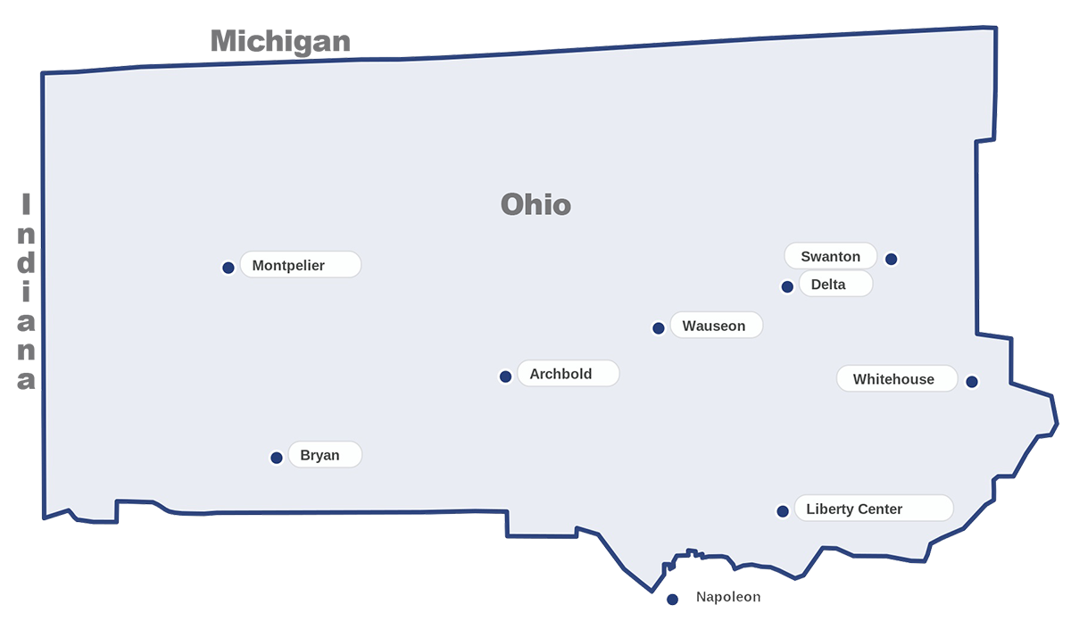 ARS service area map preview